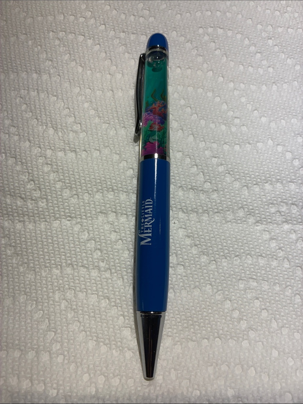 The Little Mermaid Ballpoint Pen Ariel with water feature Princess collectible